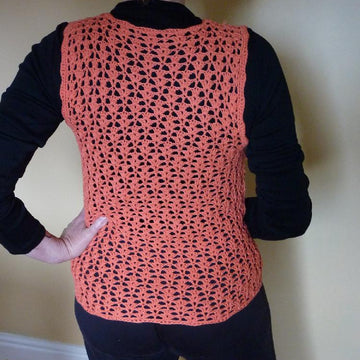 Mango Flip Lace Crochet Top