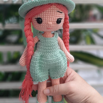 Crochet doll pattern, Tara doll, Crochet amigurumi pattern, crochet doll
