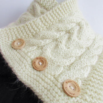Strawberry Cabled Neckwarmer