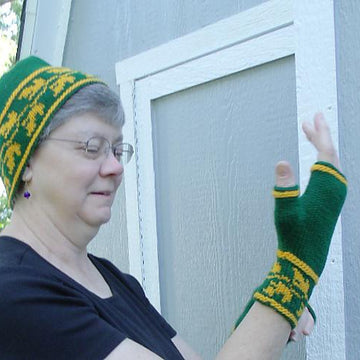 Leaf Cuff Mitts