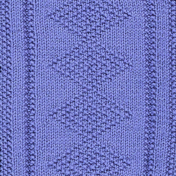 #1238 Paradise City - Blanket Knitting Pattern for Home in Valley Yarns Northampton by Valley Yarns