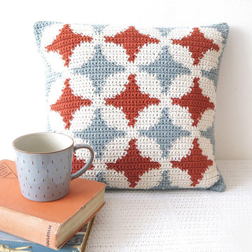 Cathedral Window Cushion