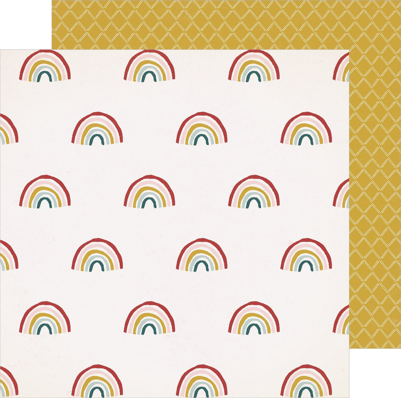 American Crafts Magical Forest Double-Sided Cardstock 12"X12" 25/Pkg - Sunlight