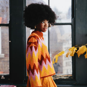 Spice Zig Zag Sweater