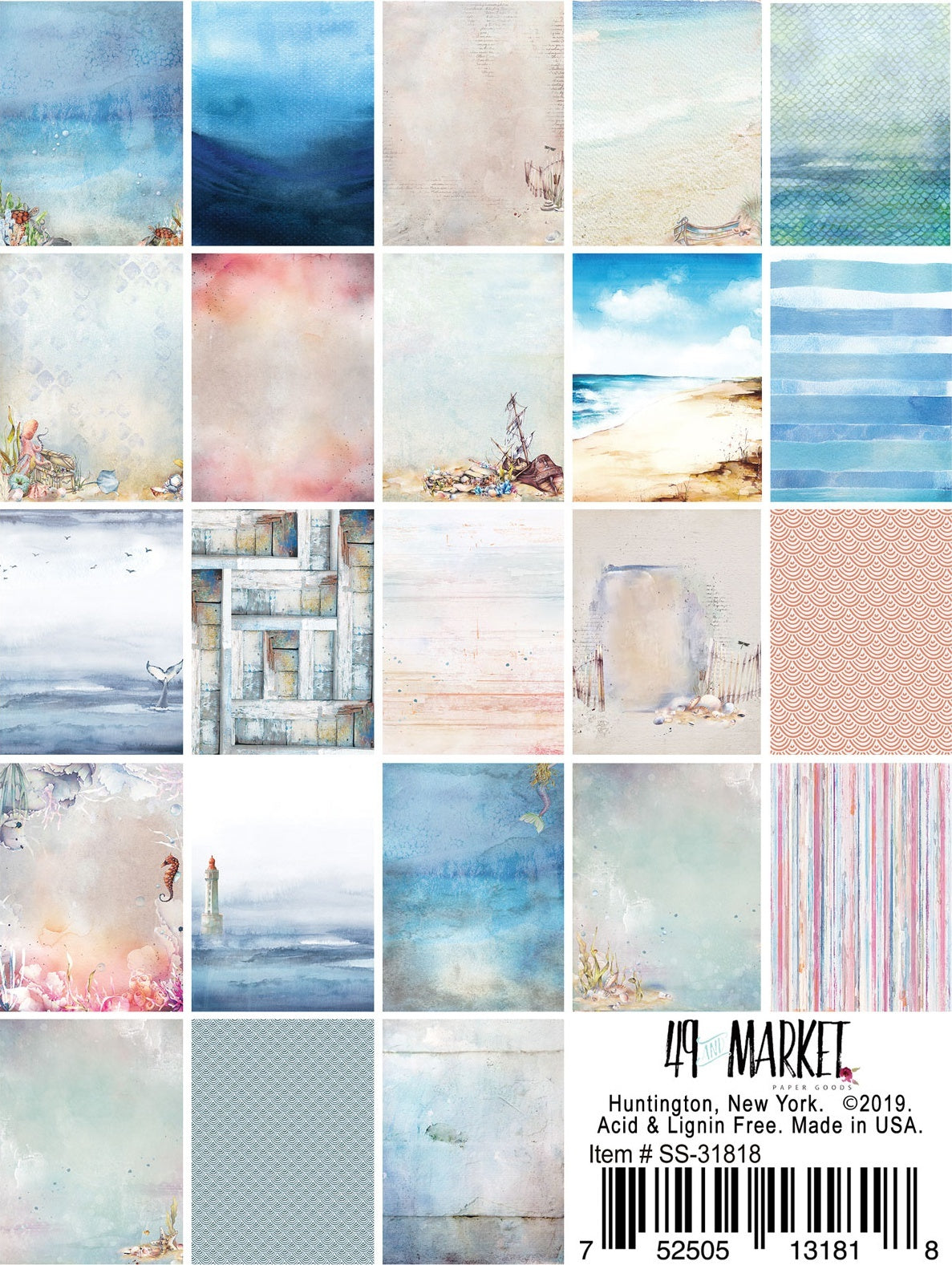 49 And Market Collection Pack 6"X8" - Shipwreck & Seaside