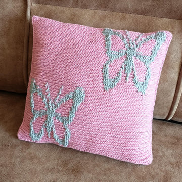 Swallowtail pillow