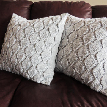 Raised Diamonds Cushion Cover