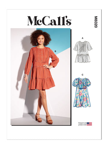 McCall's Misses' Tunic and Dresses M8320 - Sewing Pattern