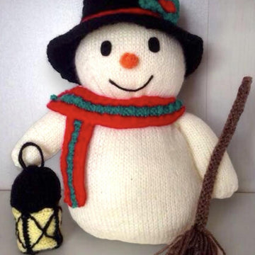 Snowman Christmas Knitting Pattern