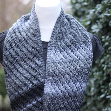 Grey Marl infinity scarf