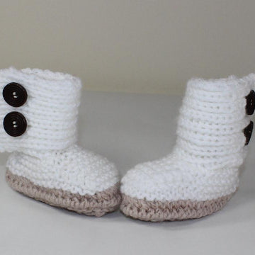 Baby Chunky Button Up Booties