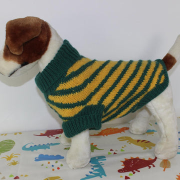 Dog Swirl Stripe Sweater Circular