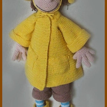 Autumn Girl amigurumi doll