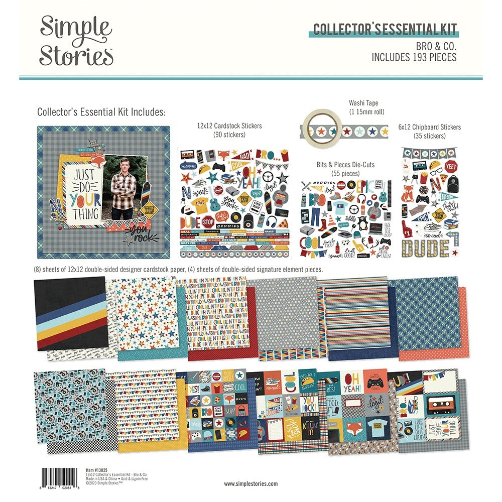 Simple Stories Collector's Essential Kit 12"X12" - Bro & Co.