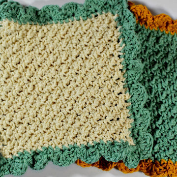 Scalloped Edge Dishcloth