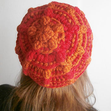 PUFFY FLOWER beanie _ M46