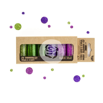 Prima Marketing Finnabair Art Extravagance Glitter 6g 6/Pkg - Mardi Gras