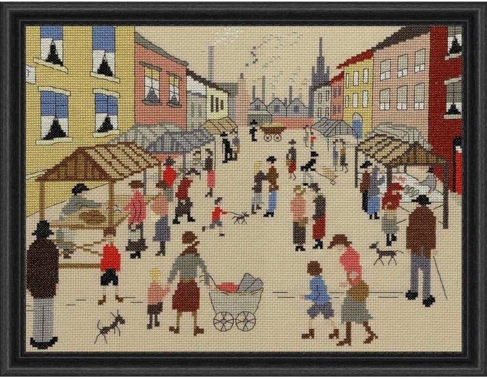 Bothy Threads Friday Market Cross Stitch Kit