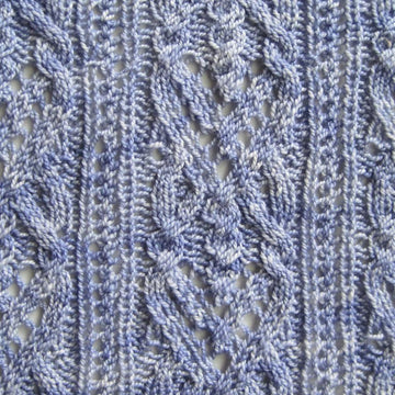 Leith Cable Lace Shawl