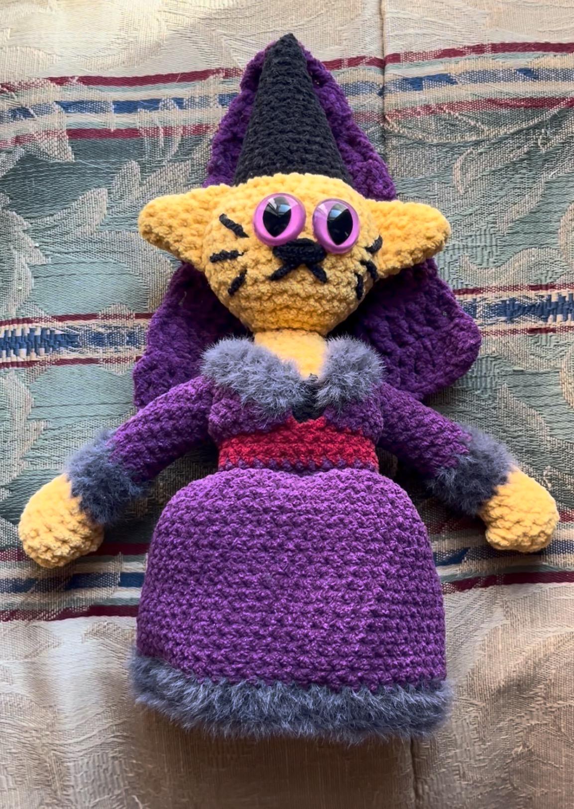 Felis Burgundy - Amigurumi Cat Doll