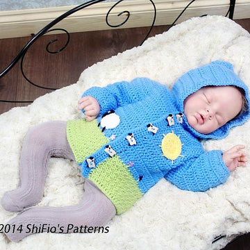 Spring Scene Jacket Crochet Pattern #289