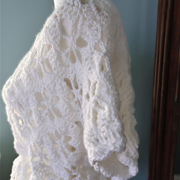 Star-Lace Stitch Crochet Kimono