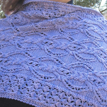 Ely Cable Lace Shawl
