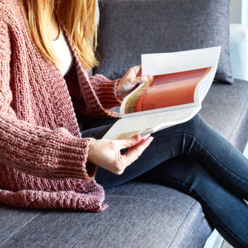 Wheat Petals Cardigan - Crochet Pattern