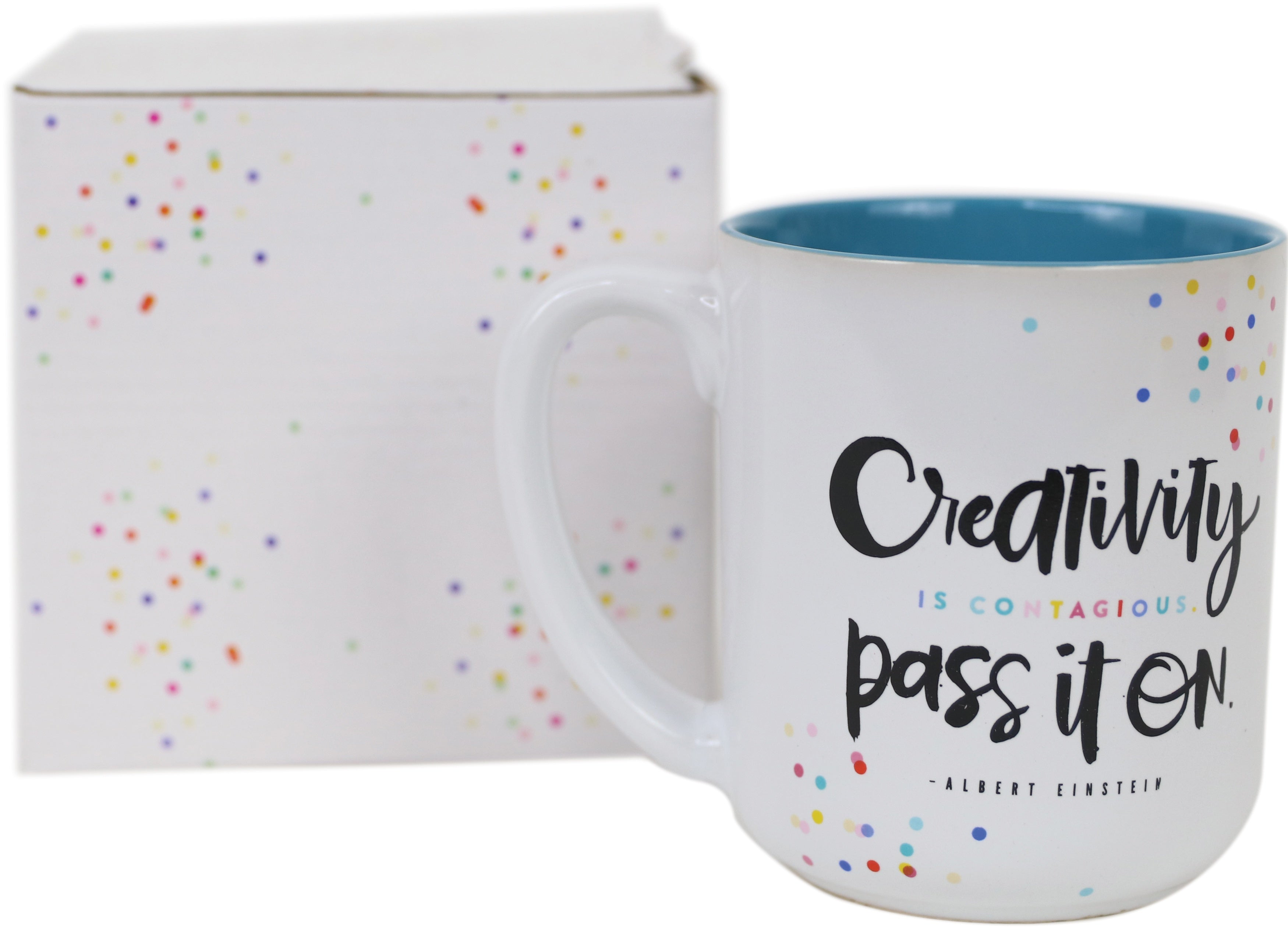 The Happy Planner Ceramic Mug - White, Live Creatively