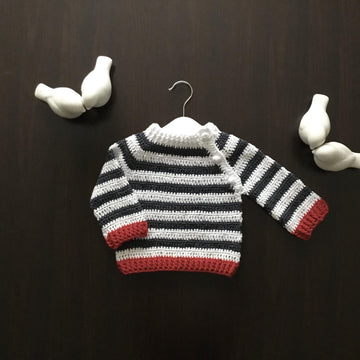 Autumn Basics Side Button Sweater N 693