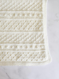 Angus Baby Blanket Knitting Pattern DK