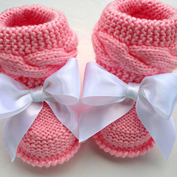 Baby Booties Knitting Pattern Nora