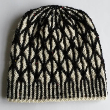 Aran Lattice Beanie