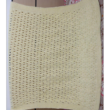 Faux Crochet Baby Blanket