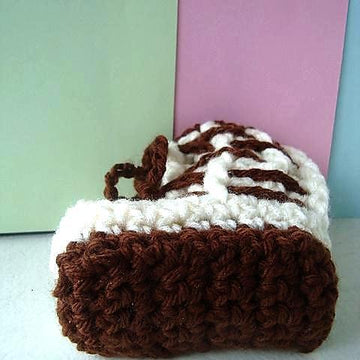 644, LACED MUKLUK BOOTIES OR SLIPPERS