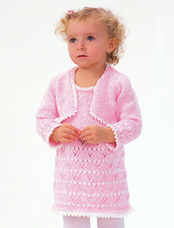 Party Girl Set in Bernat Softee Baby Solids