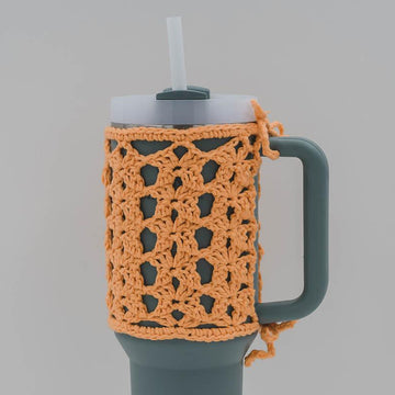 Lace Crochet Stanley Cup Holder