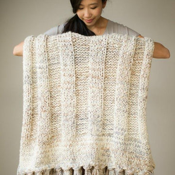 Chunky Ribbed Knit Blanket & Simple Garter Stitch Blanket