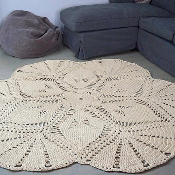 Crochet pattern Rug LIFE IS A FLOWER