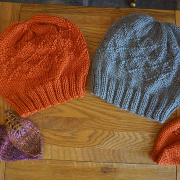 Diamond maze beanie