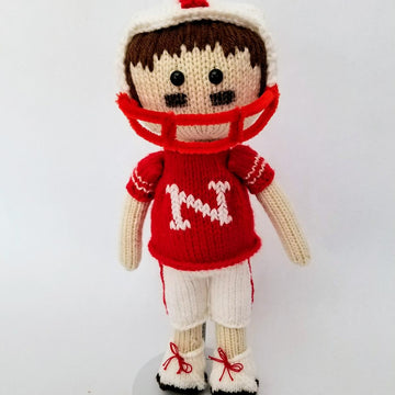 Knit Football Player