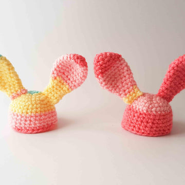 Easter bunny egg cosy