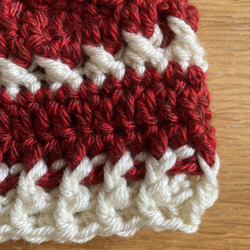 Frost flower beanie