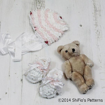 Baby Ruffled Trousers & Angel Top Crochet pattern #125
