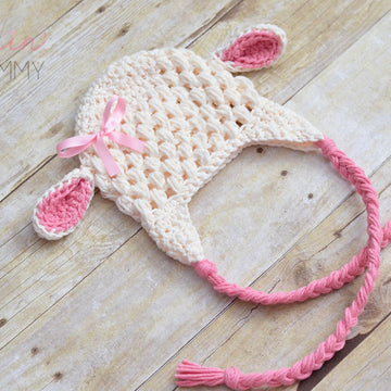 Crochet Lamby Hat Pattern