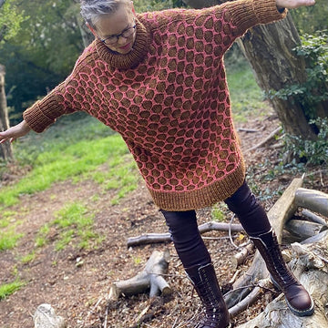 Oversized Honeycomb Tunic