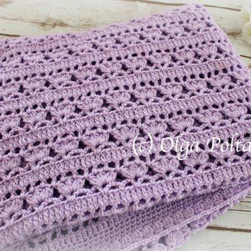 Lilacs in Bloom Baby Blanket
