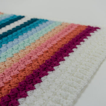 Emmy Lou Sedge Stitch Crochet Blanket