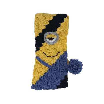 Yellow Blue Cartoon Scarf C2C