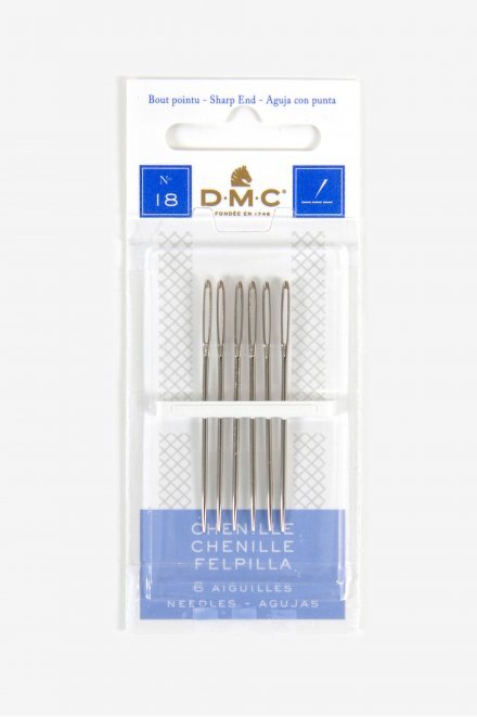 DMC 6 Chenille Needles (Size 18)